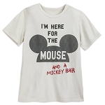 Disney Youth Shirt - I'm Here for the Mouse and Snacks - XS (LAST ONE IN STOCK)