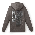Disney Adult Zip Hoodie - Star Wars - The Mandalorian and Grogu - XS
