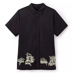 Disney Adult Shirt - The Haunted Mansion - Our Universe - Woven Button Down Shirt - XL