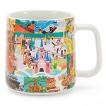 Disney Mug - Vintage Maps Collection